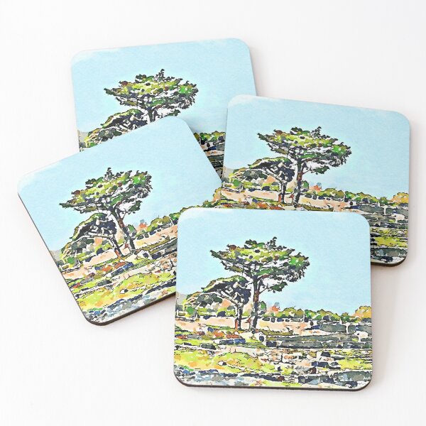 Item preview, Paestum: archaeological site with trees designed and sold by Giuseppe Cocco.