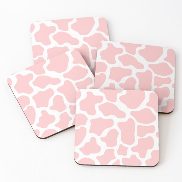 Item preview, Abstract dots, cow spots, dalmatian, spotty pattern, blush pink and wite designed and sold by iclipart.