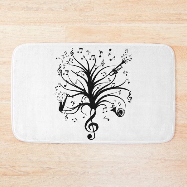 Item preview, Treble Clef Music Tree and Notes designed and sold by Primroaddesigns.