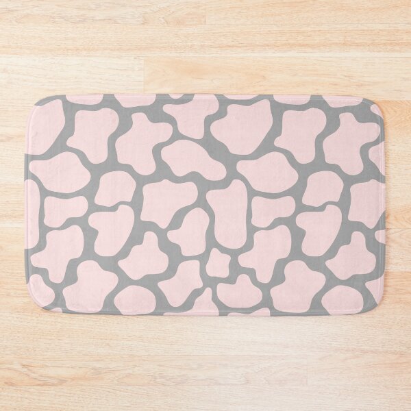 Item preview, Abstract dots, cow spots, dalmatian, spotty pattern, blush pink and grey designed and sold by iclipart.