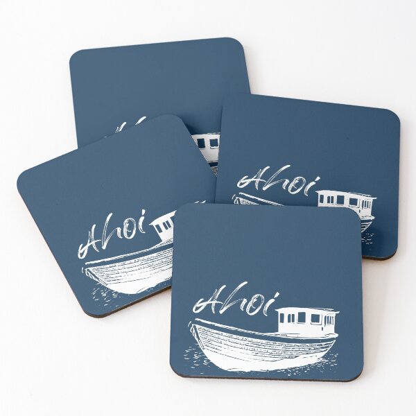 Item preview, Ship AHOI with a maritime design - northern German designed and sold by Alex Barth.