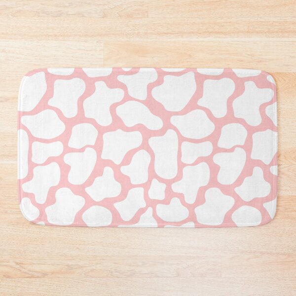 Item preview, Abstract dots, cow spots, dalmatian, spotty pattern, blush pink and wite designed and sold by iclipart.
