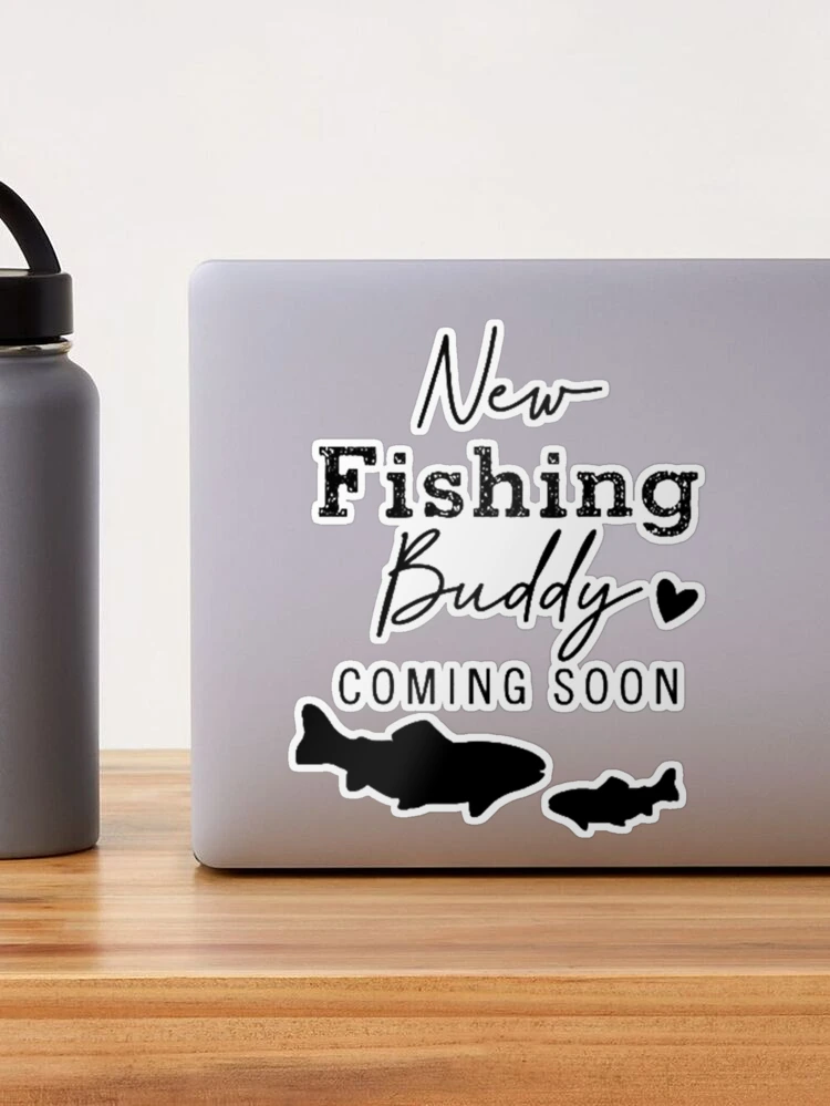 Fishing Reel Pole Boat Sticker ~ Water Bottle ~ Laptop ~ Tumbler