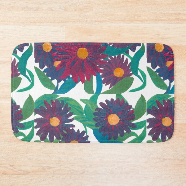 Item preview, Purple Daisy Flower Acrylic Drawing  designed and sold by Mimi Huang.
