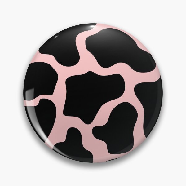 Item preview, Abstract dots, cow spots, dalmatian, spotty pattern, blush pink and black designed and sold by iclipart.