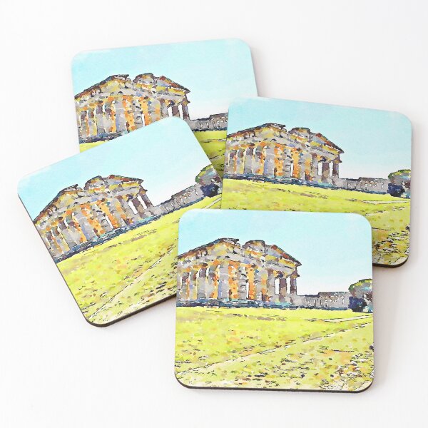Item preview, Paestum: tree and temples designed and sold by Giuseppe Cocco.