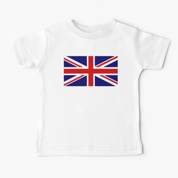 bandera de Reino Unido Camiseta para bebés