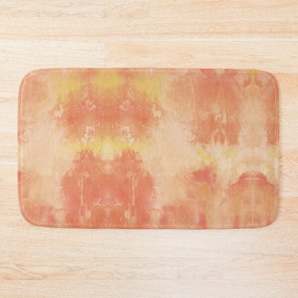 Item preview, Orange Tie-Dye Spiral Bedsheets Tiedye Yoga pants Bed sheet cover  designed and sold by baligaia.