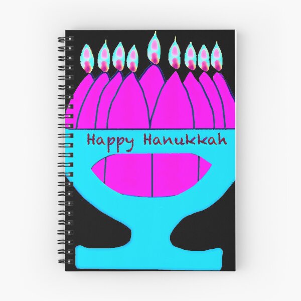 Item preview, Happy Hanukkah. Delightful hanukkiah.  designed and sold by NatanDesigns.