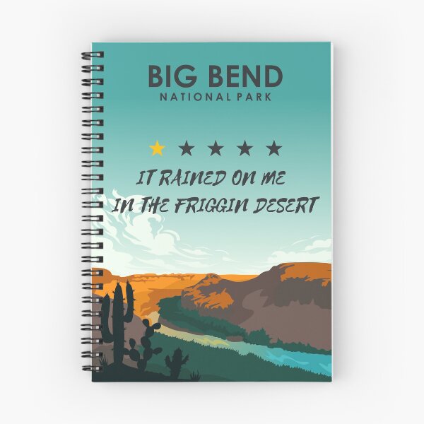 Item preview, Big Bend One Star Review Subpar National Park Poster designed and sold by Stadify.
