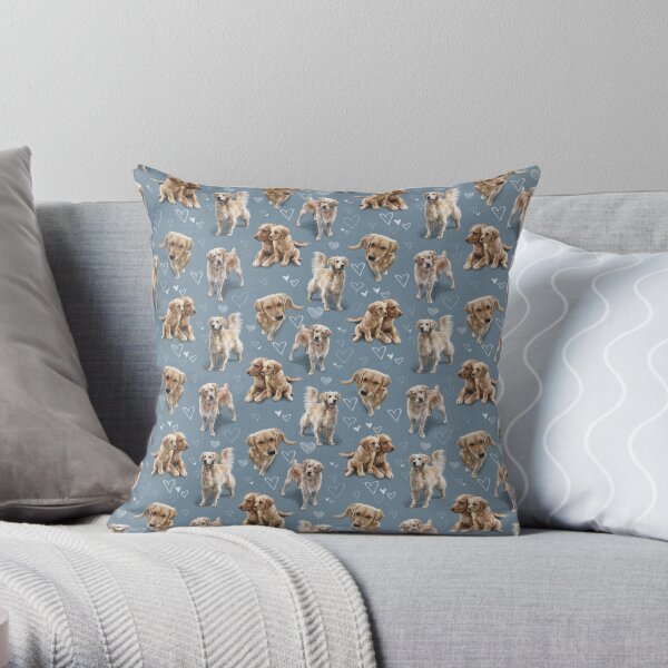 The Golden Retriever Throw Pillow