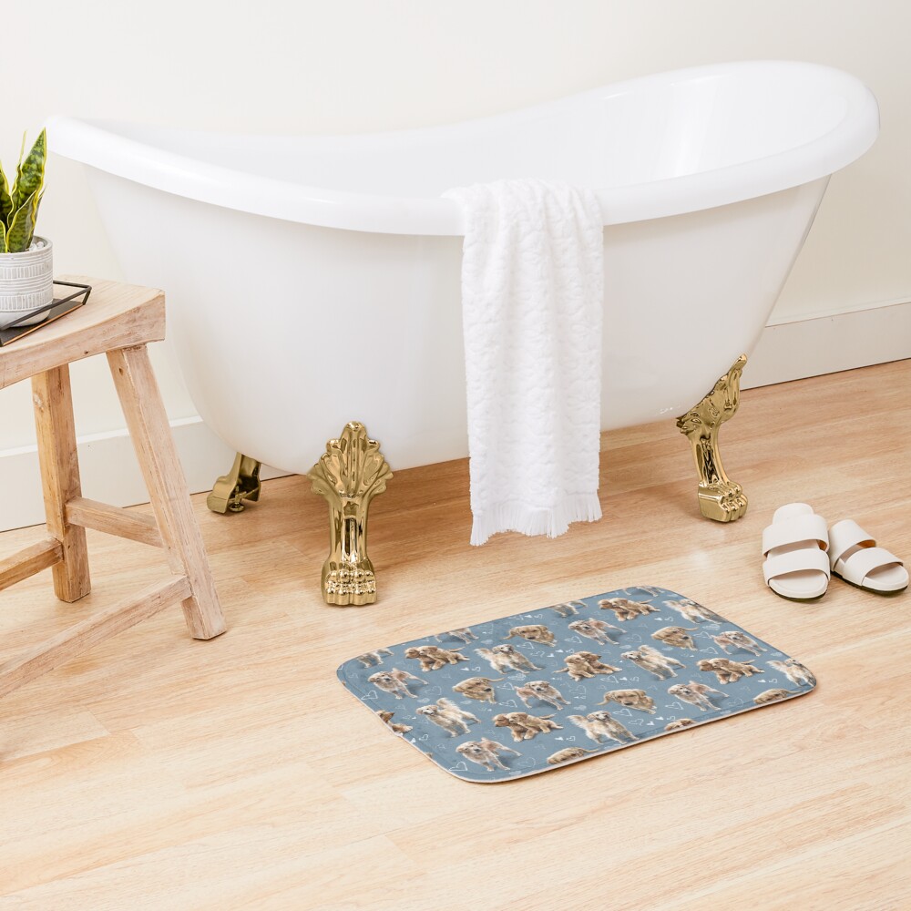 The Golden Retriever Bath Mat