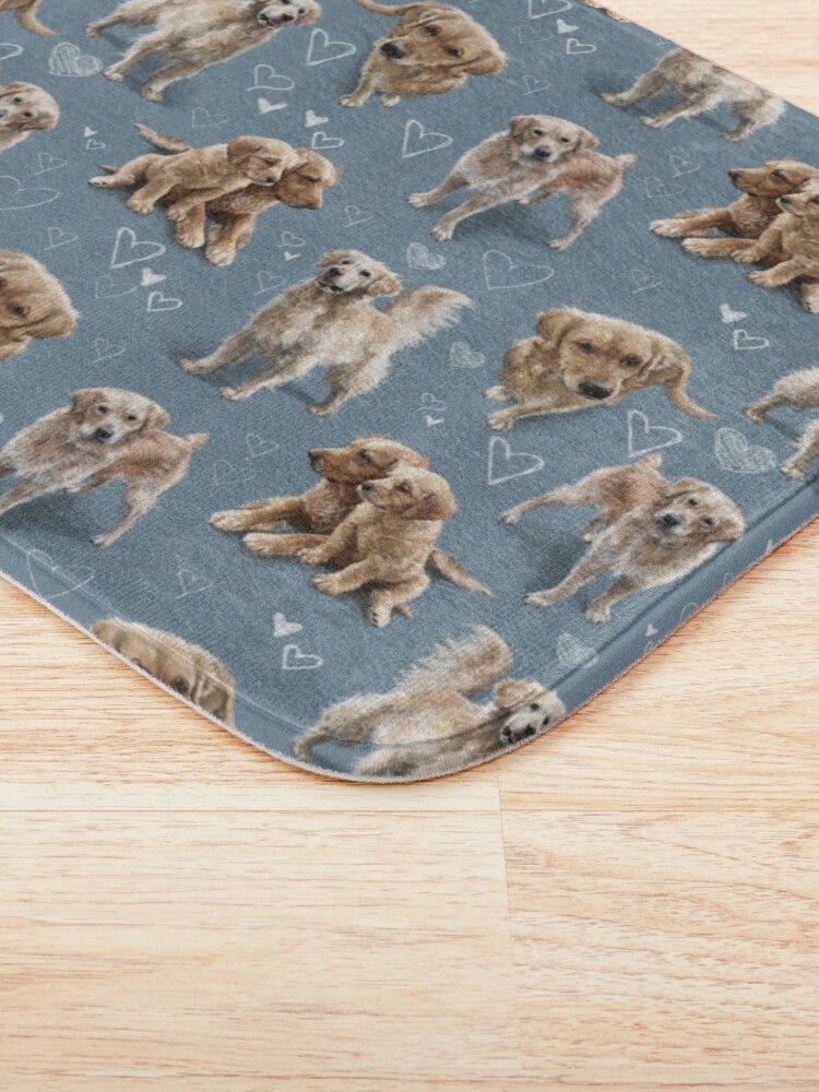 Alternate view of The Golden Retriever Bath Mat