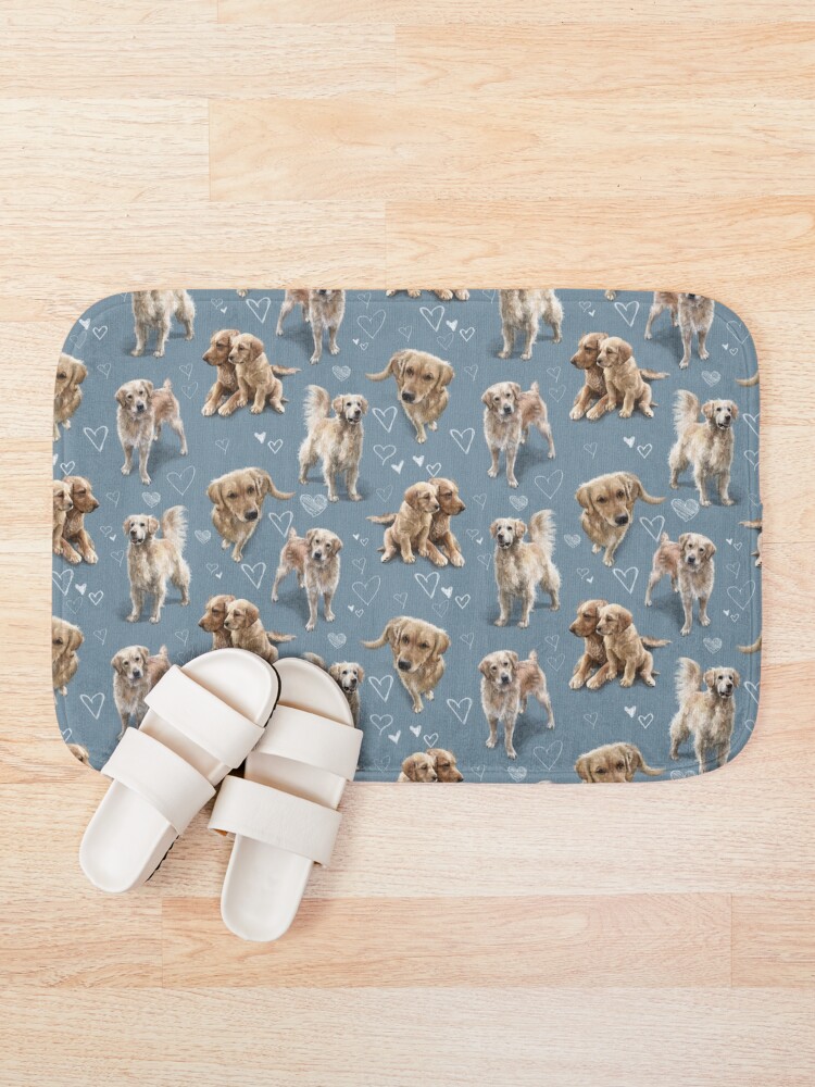 Alternate view of The Golden Retriever Bath Mat