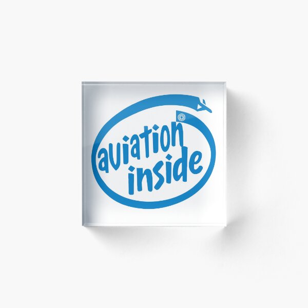Model 54 - Aviation Inside Acrylic Block