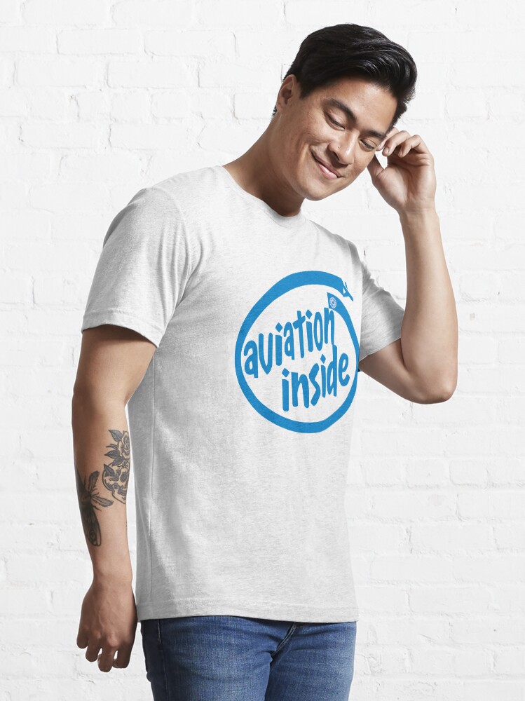 Alternate view of Model 54 - Aviation Inside Essential T-Shirt