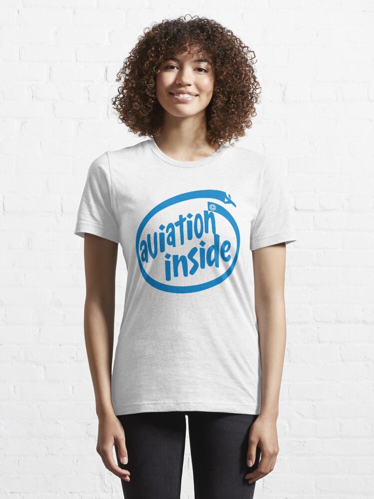 Alternate view of Model 54 - Aviation Inside Essential T-Shirt