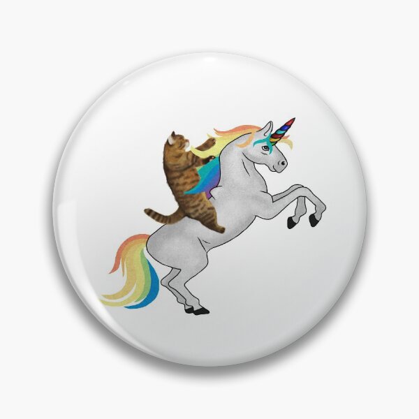 Item preview, Funny Cat riding Unicorn, Love Unicorns  designed and sold by Logiamerch.