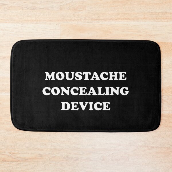 Item preview, Funny Moustache Concealing Device Dark mode designed and sold by Deegital18.