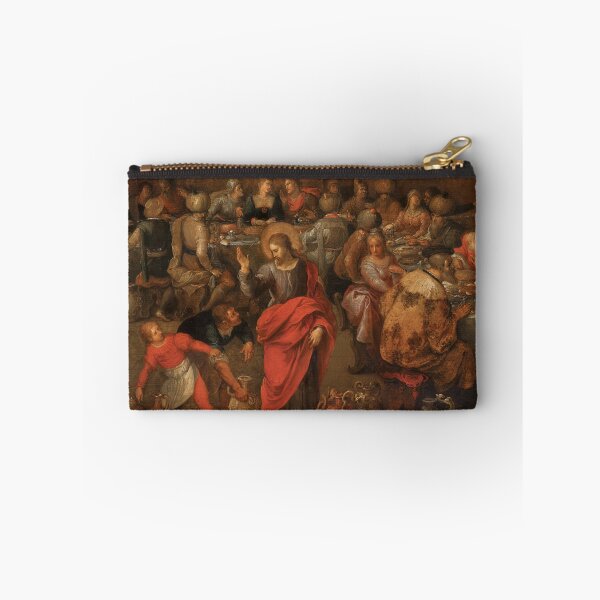 Item preview, Water into Wine vintage Christ painting - frans francken II designed and sold by Vintage Designs +.