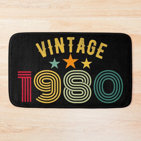 Item preview, Vintage 1980 Birthday design designed and sold by PlusAdore.