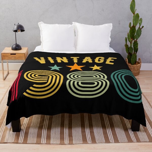 Item preview, Vintage 1980 Birthday design designed and sold by PlusAdore.