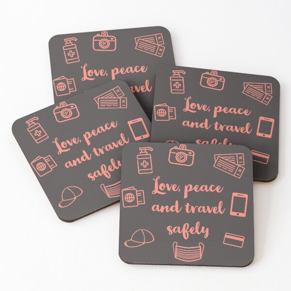 Item preview, Love, Peace and Travel Safely designed and sold by hashnan21.