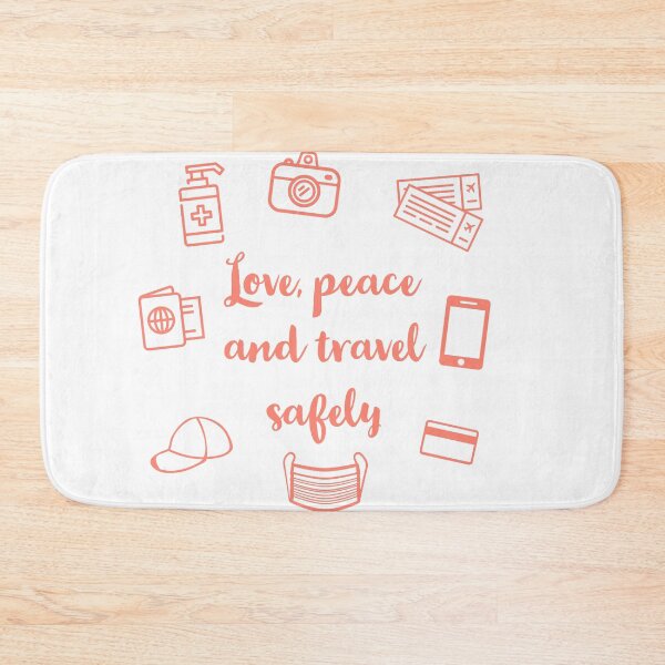 Item preview, Love, Peace and Travel Safely designed and sold by hashnan21.
