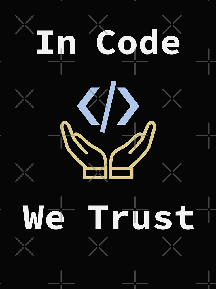 Thumbnail 4 of 4, Boxy T-Shirt, In Code We Trust, Source Code, Software Engineer, Computer Science, Web Code, Web, WWW, Programming Humor, HTML Tag designed and sold by Max-Wear.