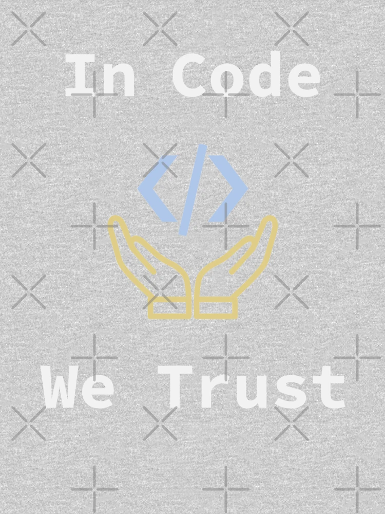 Thumbnail 5 of 5, Kids Pullover Hoodie, In Code We Trust, Source Code, Software Engineer, Computer Science, Web Code, Web, WWW, Programming Humor, HTML Tag designed and sold by Max-Wear.