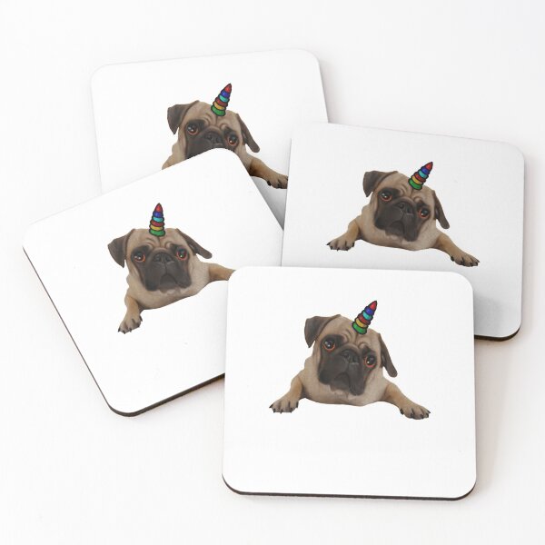 Item preview, Cute Pug Dog Unicorn, Dog Lover  designed and sold by Logiamerch.