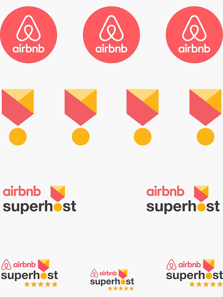 Airbnb Superhost Stickers pack by IronMark19