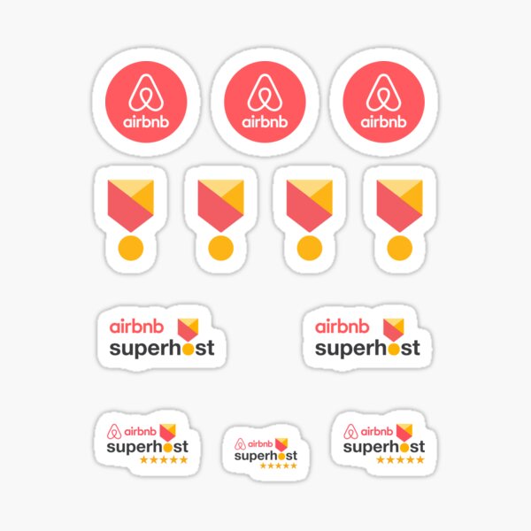 Airbnb Superhost Stickers pack Sticker