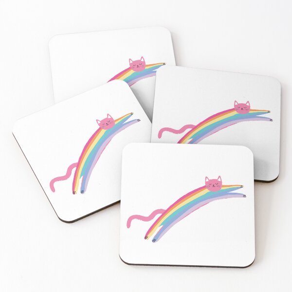Item preview, Rainbow Kitty designed and sold by RLYRetro.
