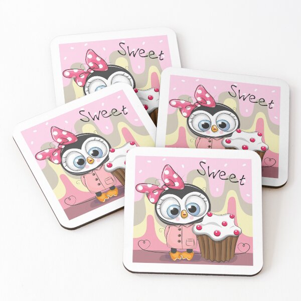 Item preview, Sweet Penguin Cupcake designed and sold by MisterGooseShop.