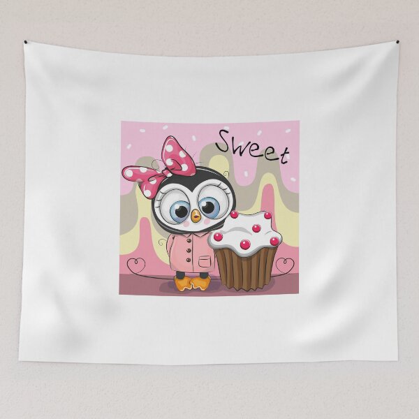 Item preview, Sweet Penguin Cupcake designed and sold by MisterGooseShop.
