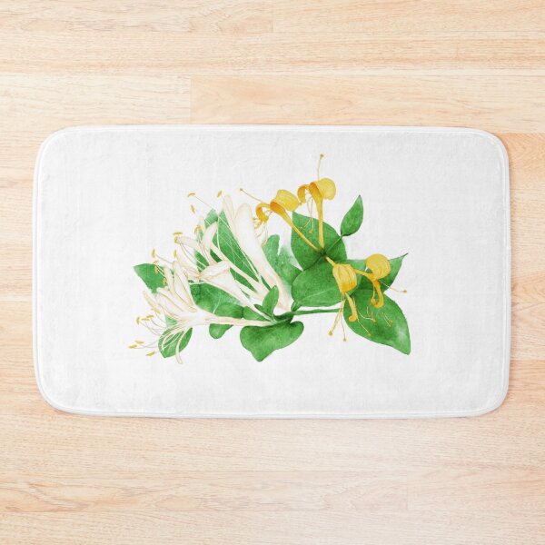 Item preview, Watercolor Illustration of Golden-and-silver Honeysuckle (Lonicera japonica Thunb) designed and sold by iswenyi.