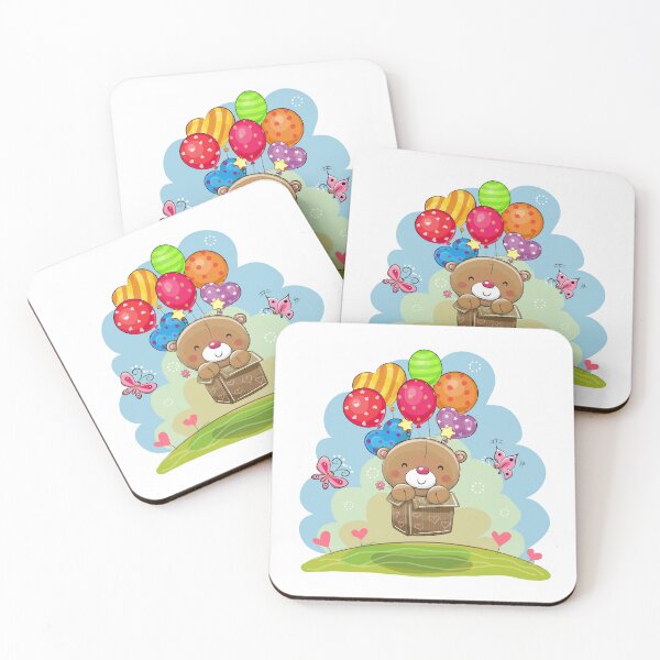 Item preview, Teddy Bear Balloons designed and sold by MisterGooseShop.