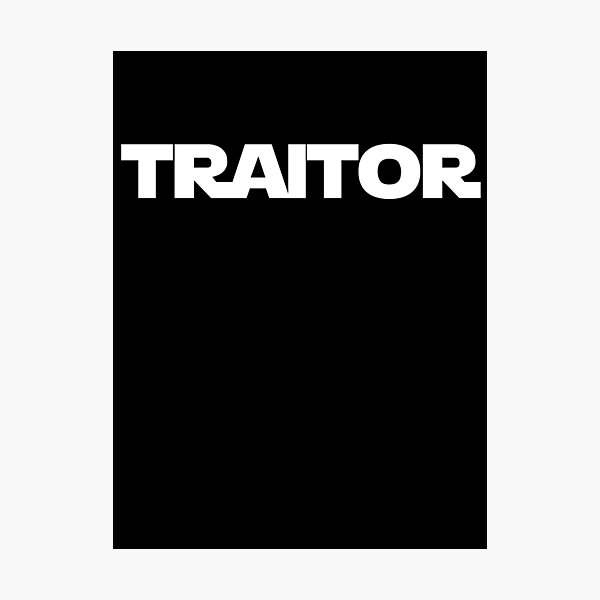 Item preview, Traitor designed and sold by LiamSux.