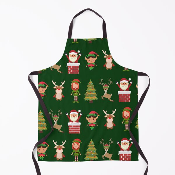 Artikelvorschau, Weihnachtsfeiertags-Weihnachtsaufkleberpaket mit Weihnachtsmann-Weihnachtsbaum, Elfen und Rentieren entworfen und verkauft von PurpleAcademy.