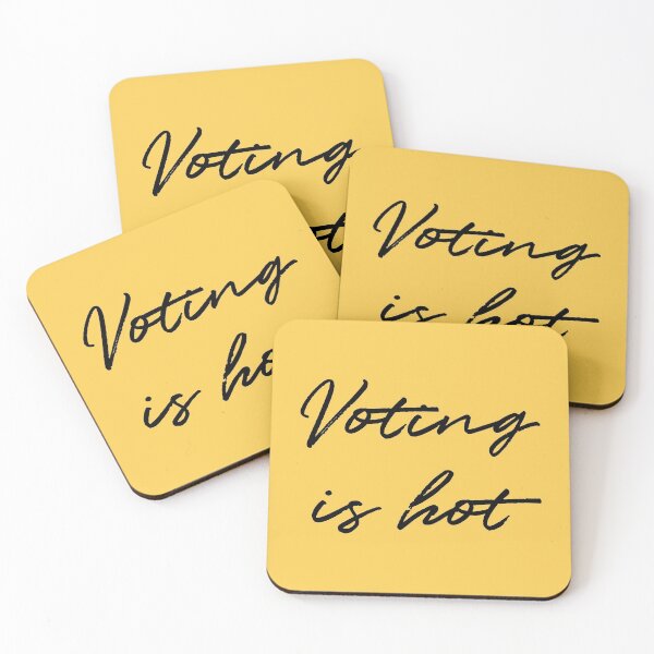 Item preview,  Voting is hot designed and sold by redgoch.
