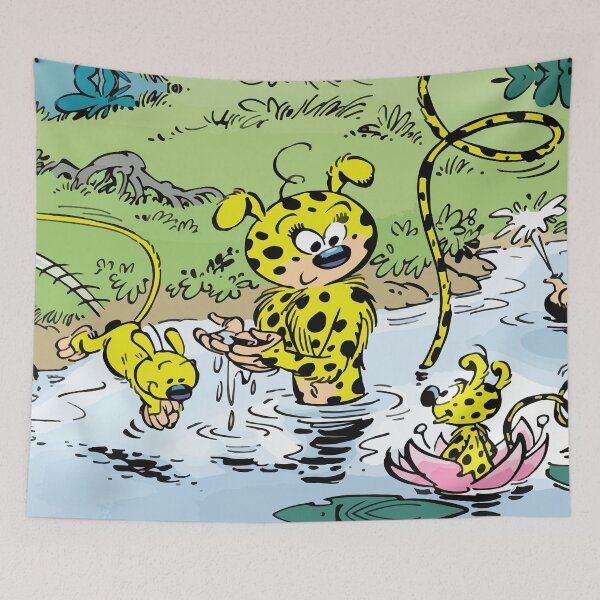 Item preview, Marsupilami family bathing  designed and sold by Hubashop.