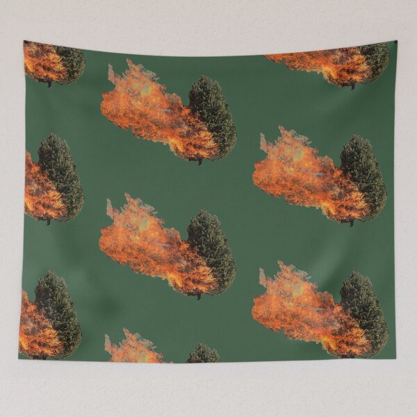 Item preview, Christmas Tree on Fire designed and sold by Zen  Goat.