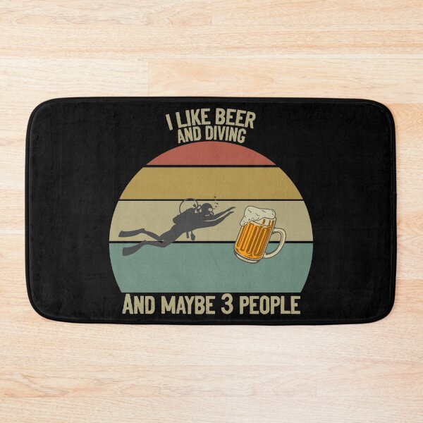 Item preview, I Like Beer And Diving And Maybe 3 People designed and sold by RedJazz.