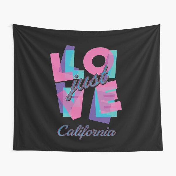 Just Live Love Life California, just LIVE Tapestry