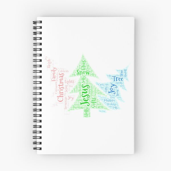 Item preview, Christmas Word Art - 3 Trees - Holiday designed and sold by ittybittyowl.