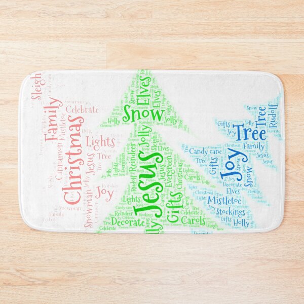 Item preview, Christmas Word Art - 3 Trees - Holiday designed and sold by ittybittyowl.