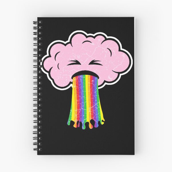 Item preview, Funny cloud pukes a rainbow designed and sold by Mila1946.