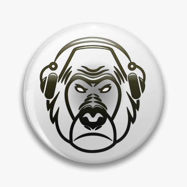 Artikelvorschau, Gorilla mit Headset entworfen und verkauft von aliisik.