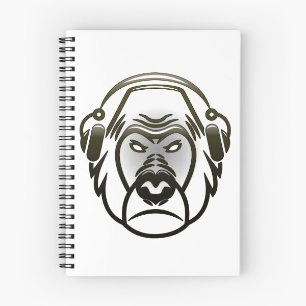 Artikelvorschau, Gorilla mit Headset entworfen und verkauft von aliisik.
